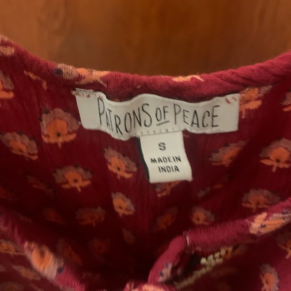 Boho Cropped Blouse Tank - Picture 3 of 4